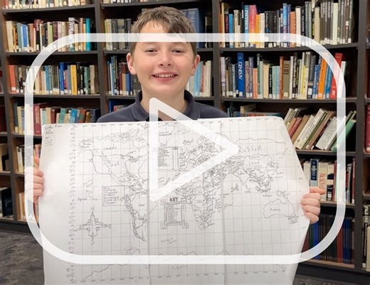 Meet Brooks, a seventh grader at Trinity, as he shares the challenge and excitement of learning to draw a map of the world from memory. More than just a fun project, this skill has given him real knowledge of our world’s geography—knowledge that applies directly in his ancient history class and will stay with him for life. Young people deserve more than screens and low expectations. They deserve real challenges, rich discussions, and the great works that have shaped generations of thinkers and b
