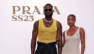 Dwyane Wade & Gabrielle Union Kill Milan Fashion Week With Matching Prada Fits