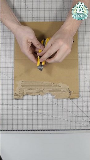 How to cut cardboard to the next level ✂️📦 Clean, straight cut