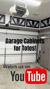 Smart Garage Organization Cabinet #garage #storage #woodworking
