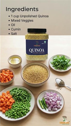 Simple. Healthy. Everyday.This easy quinoa recipe fits perfectly into Indian home cooking!