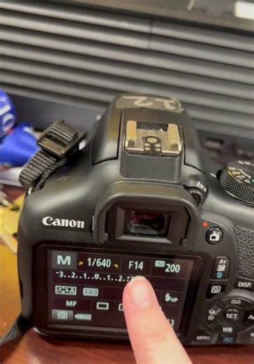 Changing Shutter Speed/Aperture/ISO on Canon T6