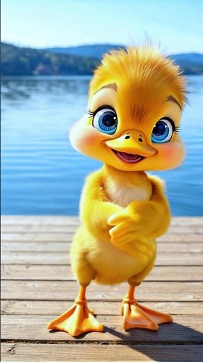 🐥 Naughty Dancer DAF – Dancing on the Lakeside Dock! 🌅🦆