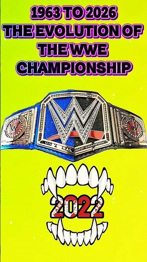 WWE Championship Evolution (1963–2026) 🏆 Full History Timeline | Every WWE Title Design Change #wwe
