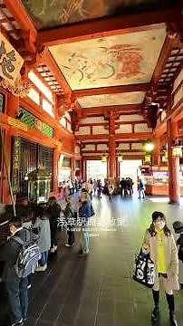 浅草駅周辺の観光地を散策しましたよ(ﾟ∀ﾟ)