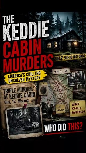 3 People Were Murdered in One Cabin 😨The Keddie Cabin Murders Mystery#KeddieCabinMurders #TrueCrime