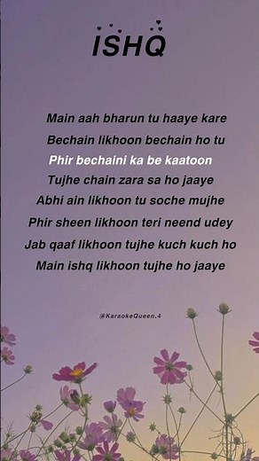 ISHQ LYRICS 🥹🎶