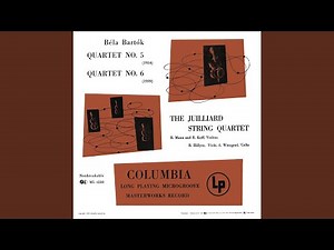 String Quartet No. 5, Sz. 102: IV. Andante (Remastered)