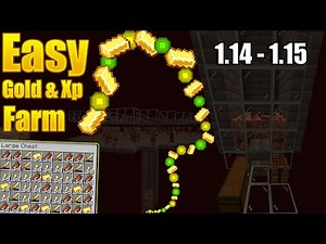 Minecraft ZOMBIE pigman XP/GOLD farm 1.14 - 1.16 EASY to make