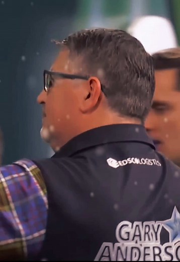 Gary Anderson at the World Darts Championship