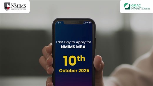 The countdown begins! The last opportunity to apply for NMIMS MBA...