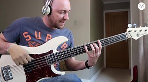 To use your B-string effectively you’ve got to be able to visualise where the root notes are. Then it’s just a case of building a simple box pattern around that! For the whole lesson click here: http://bit.ly/2NrRRRW | ScottsBassLessons.com