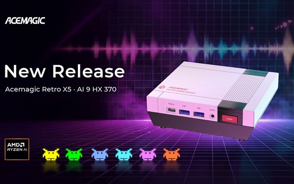 Mini PC estilo NES ganha hardware moderno com Ryzen AI 9 e Radeon 890M - Adrenaline