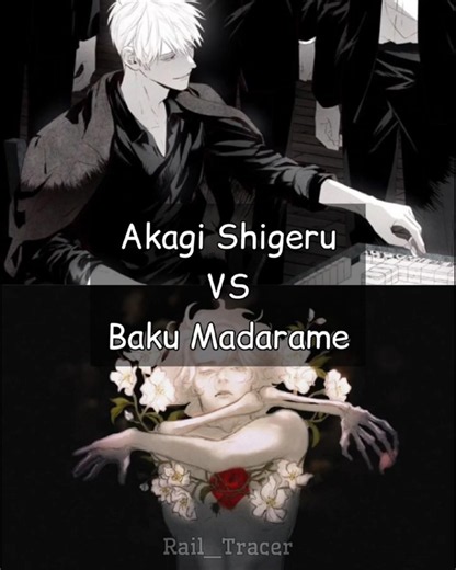 Akagi Shigeru vs Baku Madarame | Writing Comparison | #anime #manga #akagi #tenhou #usogui