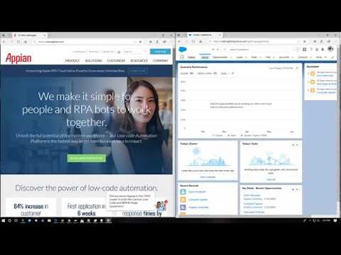 Integrating Appian and Salesforce using Web Services