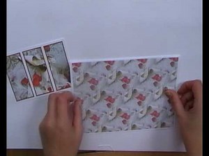 Cardmaking panel card tutorial