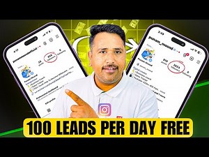 Generate 100 Leads Per Day Free | How to Grow Instagram Page Organically