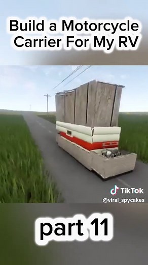 Build a motorcycle carrier for my RV (The Long Driver) #spycake #games #gamingontiktok #gaming #RV