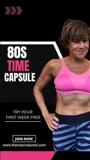 Beginner 80s Club Aerobics Workout | Fun Old School Cardio