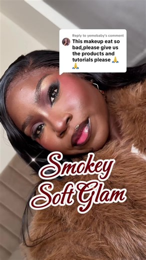 Replying to @yemebaby Smokey soft glam Tutorial @By Deji Rachel @nyxcosmetics_uk @LUXE LASHES @JÀÍYÈ @collectioncosmetics @MaybellineUK @Natasha Denona @Too Faced @Huda Beauty @Fenty Beauty @Charlotte Tilbury @milkmakeup @Jordana Ticia Cosmetics @DanessaMyricksBeauty @Wonderskin Beauty @Makeup Revolution
