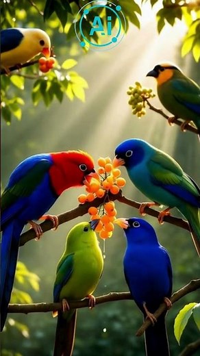 “Rare Colorful Birds of the Forest – Stunning Wildlife AI Short! 🕊️🌿” #rarebirds #colorfulbirds