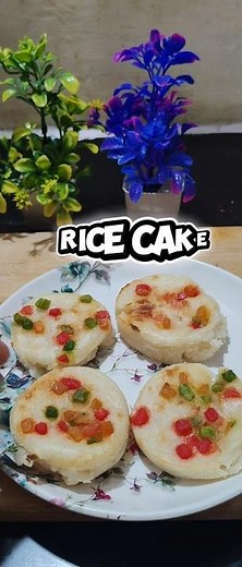 no bake, no oil, no butter viral rice cake | 3 ingredients to make super yummy rice cake | #shorts