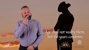 ANZAC ODE in Auslan