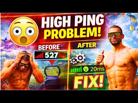 4.2 Update BGMI High Ping Issue Today😡, | 200ms Ping, Lag, Server Problem FIX
