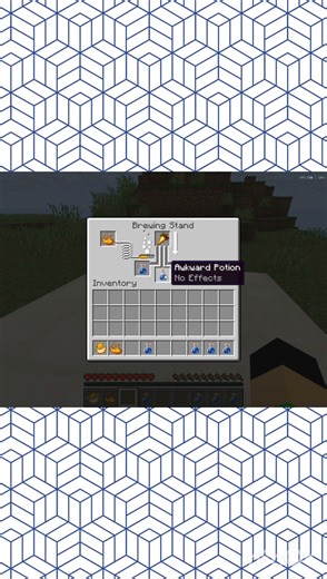 how to make potion of night vision #minecraft #gaming #shorts
