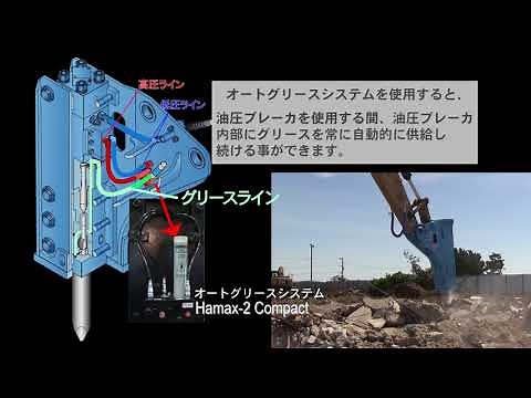hydraulic breaker auto-grease system