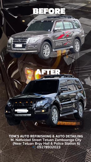 1.8K views · 34 reactions | #MitsubishiPajero Full spray Repaint ( Change Color ) | Tom’s Auto Refinishing & Auto Detailing | Facebook