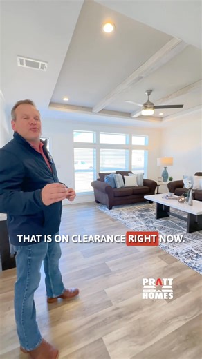 33K views · 859 reactions |  Get $5,000 towards front and back decks on The Jana for FREE! 1️⃣ Call | Text | Message Us 2️⃣ Tell us you came from this video 3️⃣ Ask for Chuck This home is on clearance right now for $185,000 or $109/sq. ft. Don't miss this amazing deal!  | Pratt Homes | Facebook