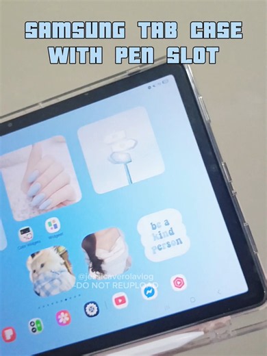 Samsung Tab Case with Pen Slot — Cute Floral Picks
