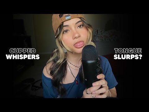 ASMR | Cupped Whispering + Tongue Slurps