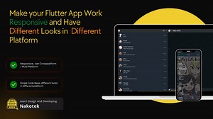 Buat Aplikasi Flutter Responsive dan Cross Platfrom Unique