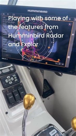 Showing the cool feature of having your radar over your chart and the power and clarity the radar has! #humminbird #humminbirdfishing #cannondownriggers #bestchancecharterfishing #dreamweaverlures #fishhawkelectronics #morganstackle #fishshimano | Best Chance Charter Fishing