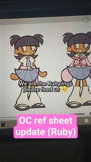 Ruby ref sheet update #rubyvalentine #schoolinprogress #originalcharacter #speedpaint #lassotool