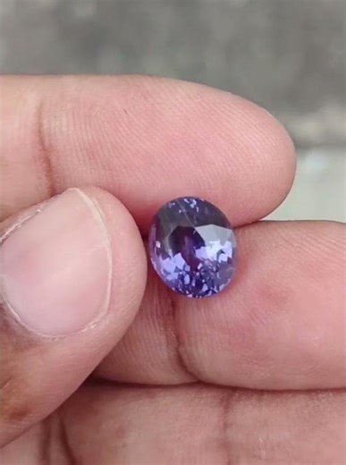 ✨ 5 Carat Unheated Violet Sapphire Oval 💜 Rare Natural Sapphire Gemstone
