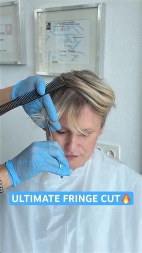 ULTIMATE TECHNIQUE FRINGE HAIRCUT: Complete Tutorial Linked Below! 🔥🔥🔥 #haircut #hairstyle #hair