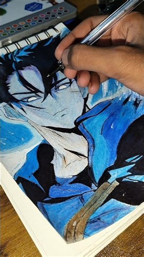 Sung jin woo Drawing #art #drawing #shorts