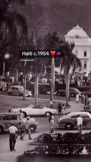 Exploring Haiti in 1954: Vintage Cars and Culture