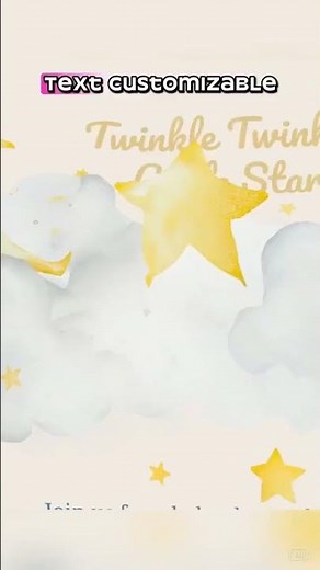 Baby Shower Invitation | Editable Canva Template