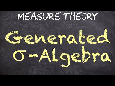 Generated sigma-Algebra | Measure Theory
