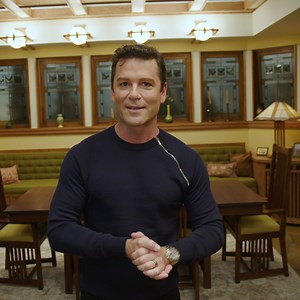 27K views · 1.1K reactions | Yannick Bisson gives us an insider tour of the Frank Lloyd Wright inspired home of Dr. Ogden and Detective Murdoch.  All episodes of Murdoch Mysteries Season 14 are now streaming. Ready, set, binge! ➡️acorn.tv/murdoch/ | Acorn TV | Facebook