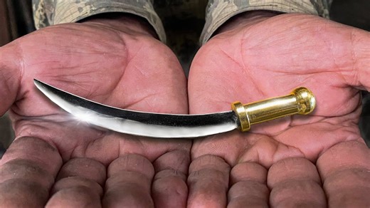 87K views · 627 reactions | Made a sword that costs $0 by forging a mini sword out of a rusty nail! It's a budget-friendly creation that brings a touch of craftsmanship to your day! ⚔️ #diy #blacksmith #crafting | Knives Project | Facebook