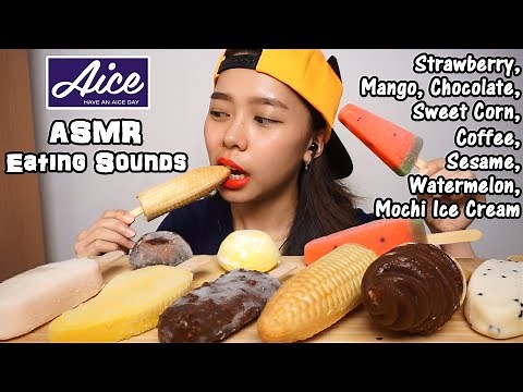 ASMR Assorted Ice Cream Bars | Crunchy Eating Sounds | No Talking