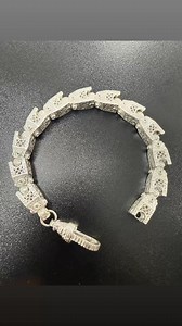 🧱💎 Sterling Silver LEGO Bracelet 💎🧱Chunky. Stylish. Unique.This fully UK hallmarked sterling silver LEGO-link bracelet measures 9.4 inches and weighs a solid 63.2 g — pure quality you can feel on your wrist.💰 £206.17 delivered (includes insured next-day postage)⚙️ 100% genuine 925 silver🎁 Ready to wear or gift📍Available now from Just925Silver — once it’s gone, it’s gone!#Just925Silver #SterlingSilver #LegoBracelet #MensJewellery #925Silver #Hallmarked #SilverStyle #GiftIdeas #SilverBracel