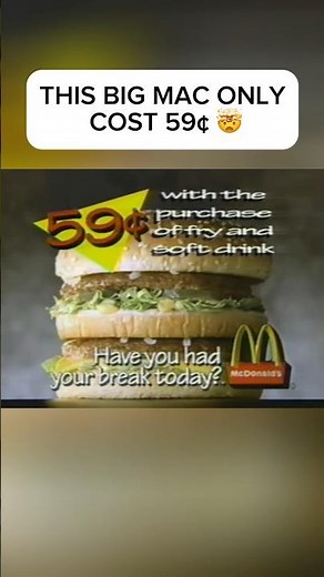 THEY SOLD BIG MACS FOR 59¢?! 🍔 Classic McDonald’s Commercial