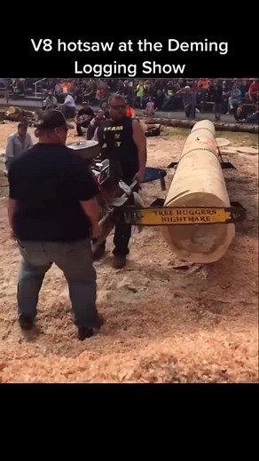 Chainsaw Deming Log Show and V8 Swap: Night Done Right