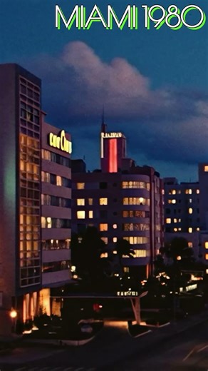 South Beach in 1980 #vaporwave #chillwave